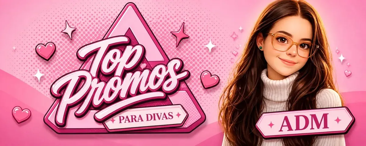 Banner do canal de ofertas Top Promos para DIVAS.